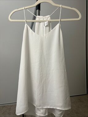 Express White Satin Camisole